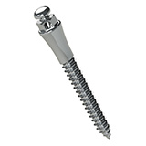 Miniparafuso Ortodôntico Extrarradicular de Aço (Compr: 12mm  Transm.: 4mm  Ø2mm)